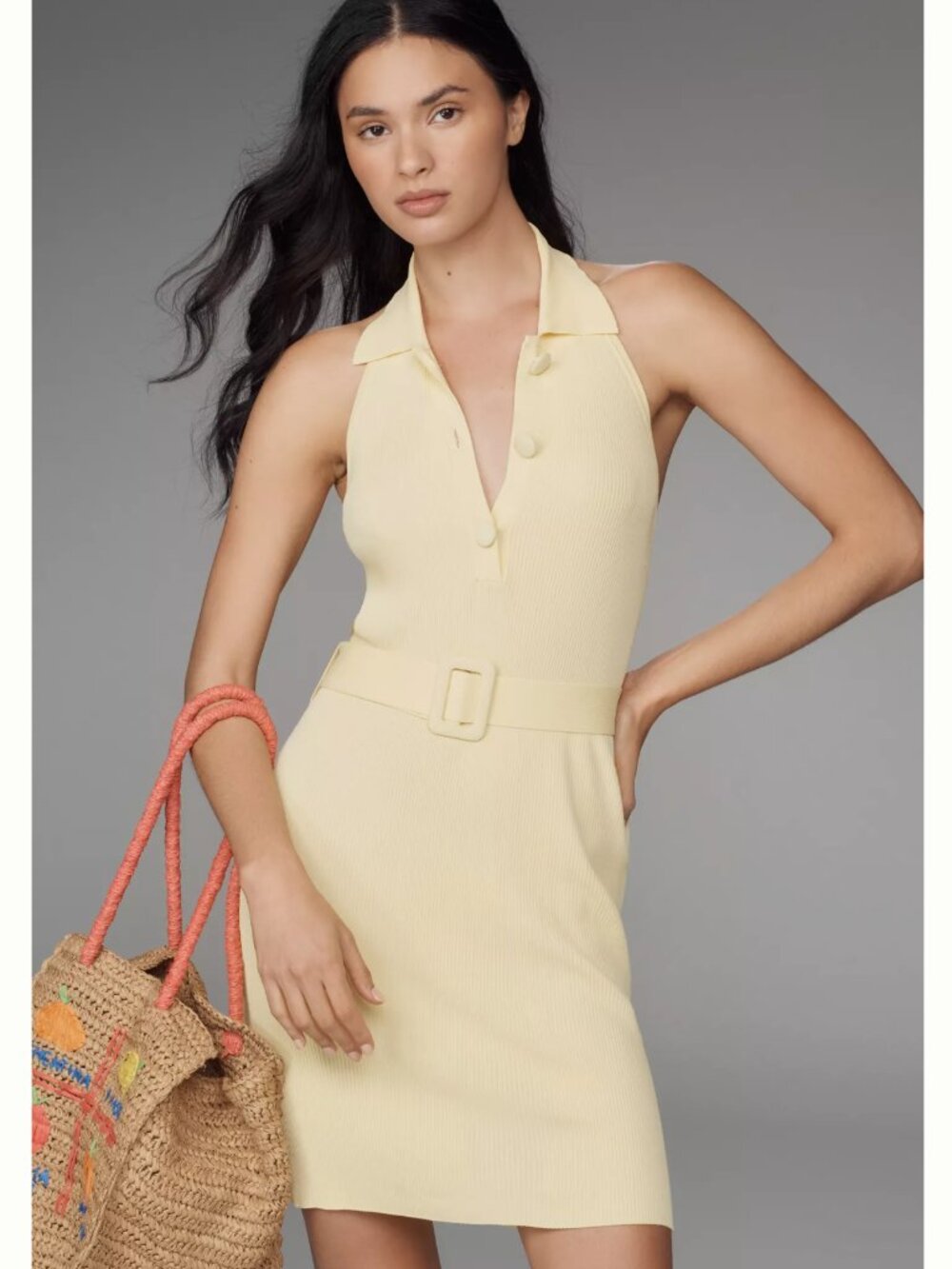 New Belted Knit Dress